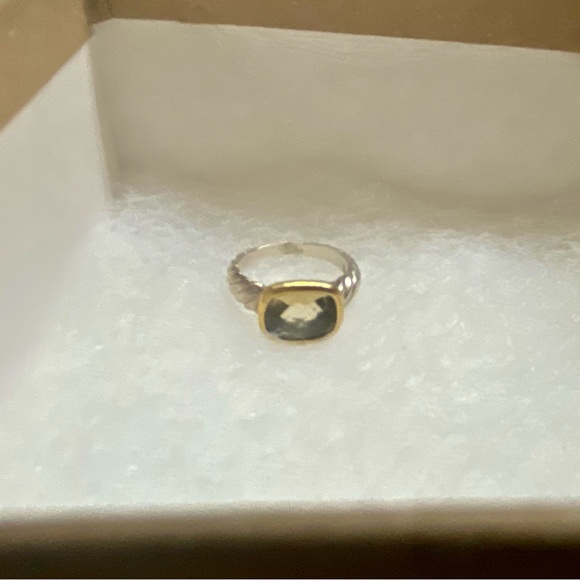 David Yurman Smoky Quartz Noblesse Ring - Picture 3 of 7